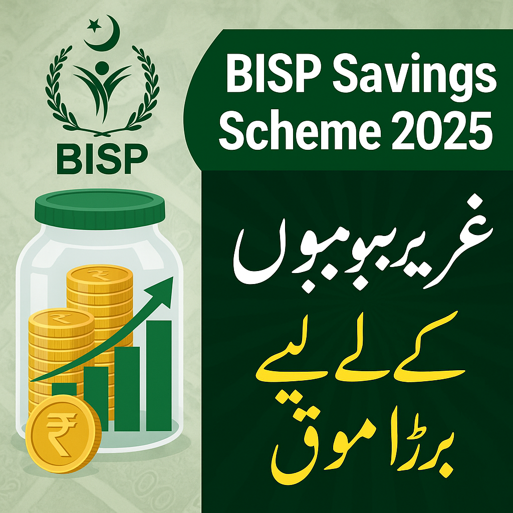 BISP Savings Scheme 2025 || Garibon ke liye Bara Moqa