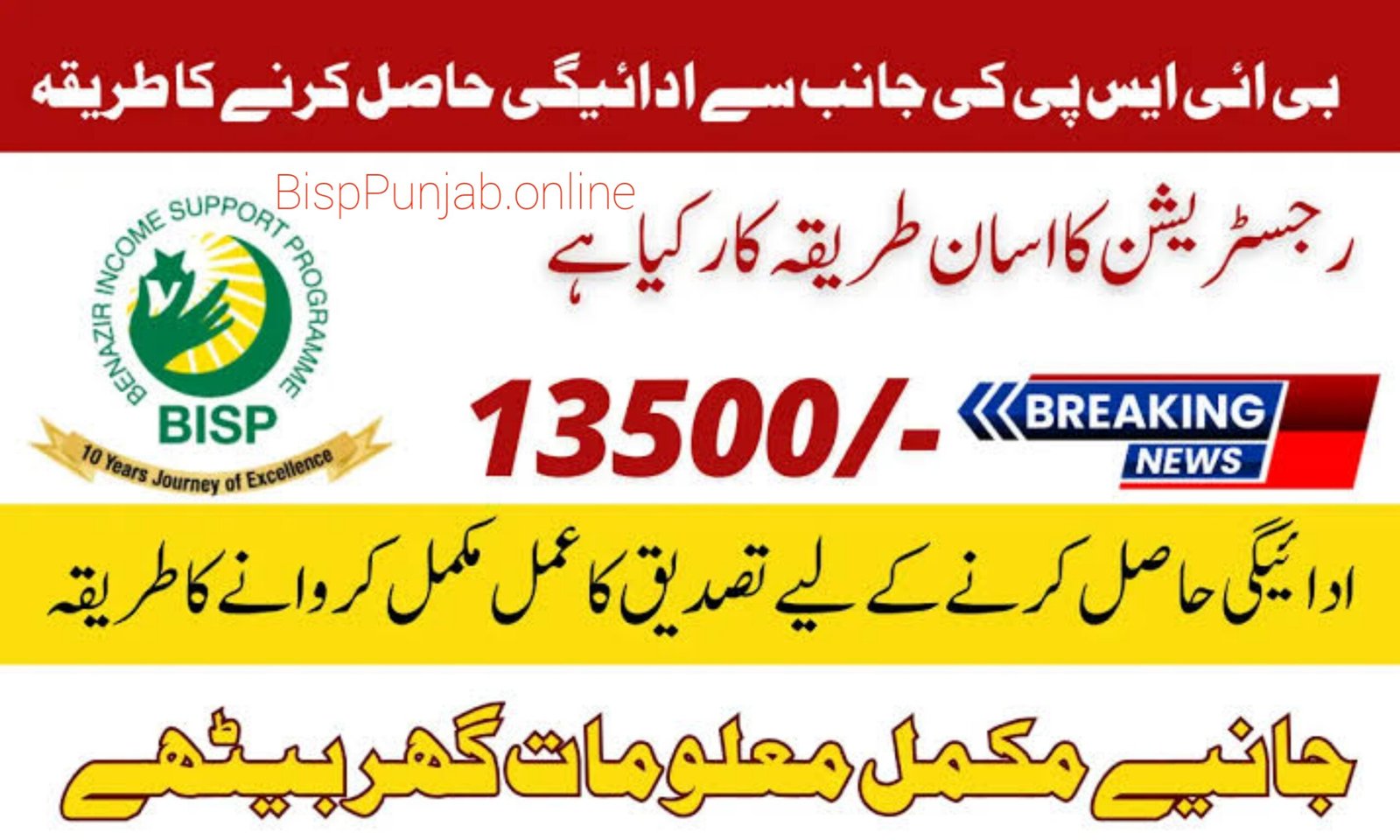 Benazir Income Support Program (BISP) Ka Naya Update – Mustahiq Gharanon Ke Liye Ahem Maloomat