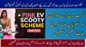 Sindh Pink EV Scooty Scheme 2025